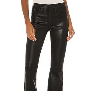 Hudson Jeans Barbara High Waist Boot Cut - Size 27 - Black Noir Coated